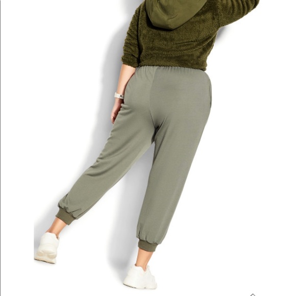 COPY - NWT City Chic 18 sage Street Cred jogger pant - Picture 3 of 8